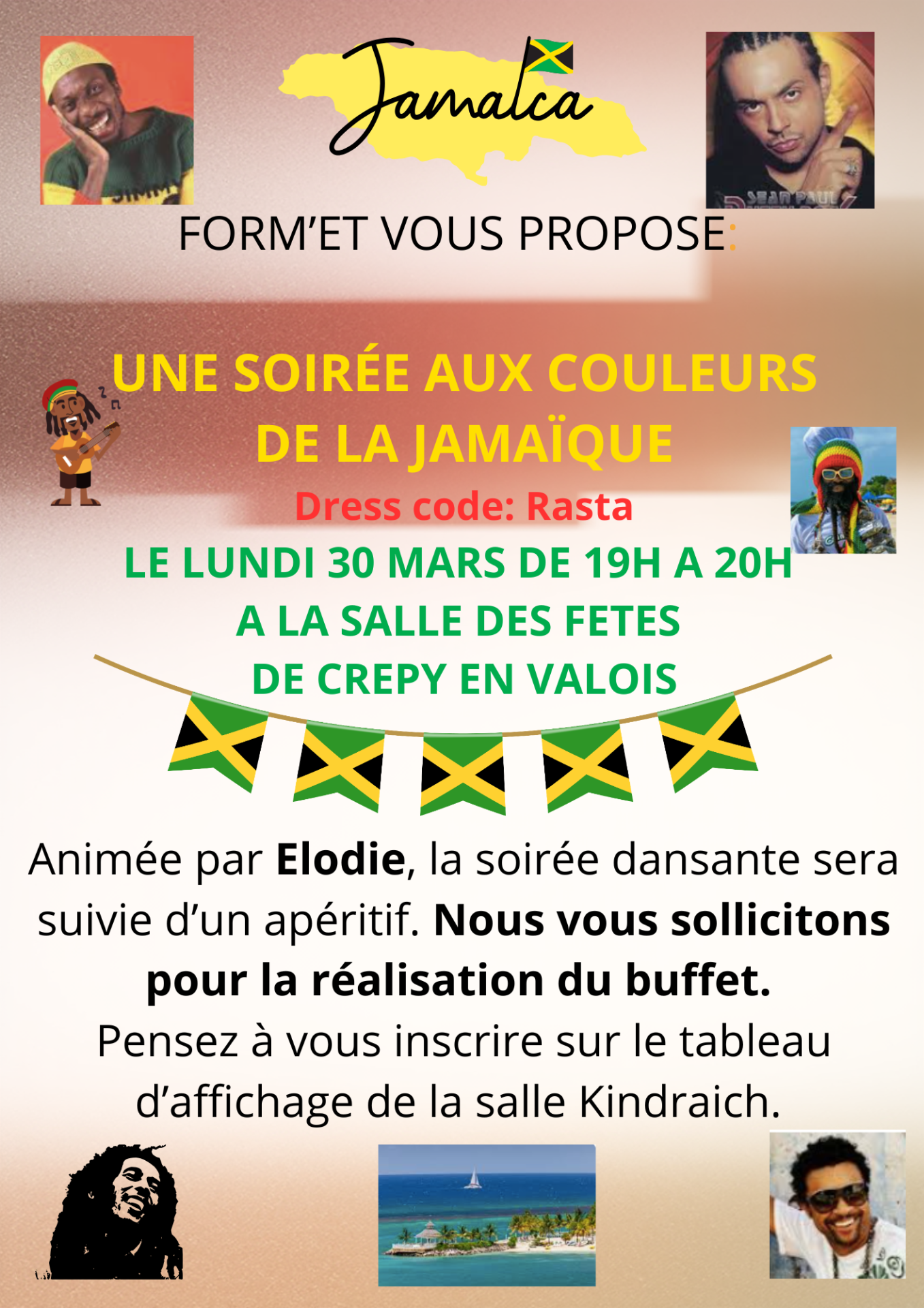 COULEUR DE LA JAMAÏQUE