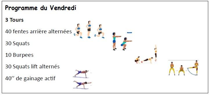 Programme vendredi 1